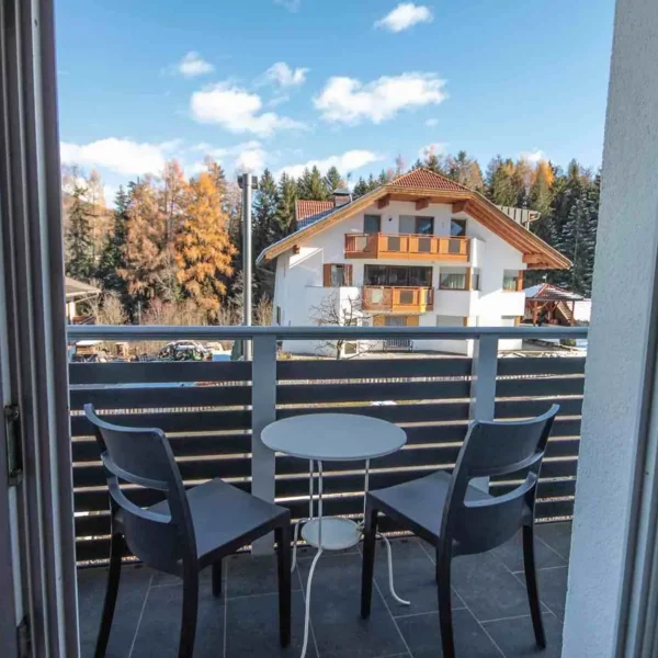 Ausblick vom Balkon im Apartment Flora