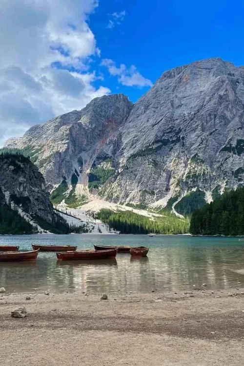 Ruderboote am Prager Wildsee